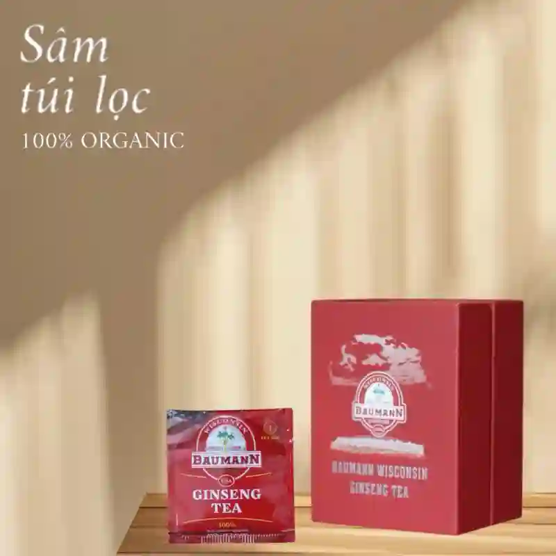 Sâm USA Bauman Wisconsin (hộp túi lọc)