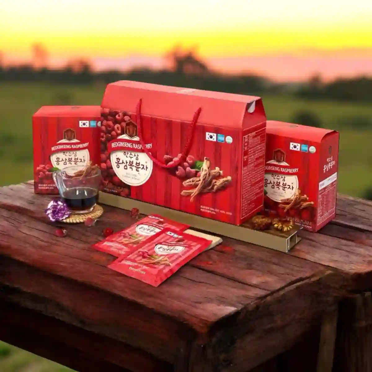 Nước Hồng Sâm Phúc Bồn Tử Hàn Quốc